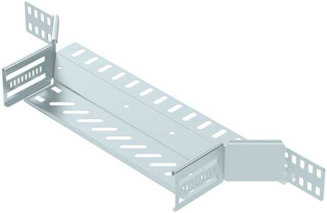 Anbau-Abzweigstück für Kabelrinne 60x300 Stahl bandverzinkt 