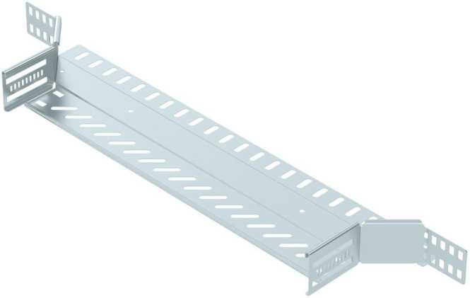 Anbau-Abzweigstück für Kabelrinne 60x500 Stahl bandverzinkt 