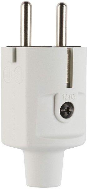 Compact Stecker SCHUKO TPE grau IP20 Typ 1505 