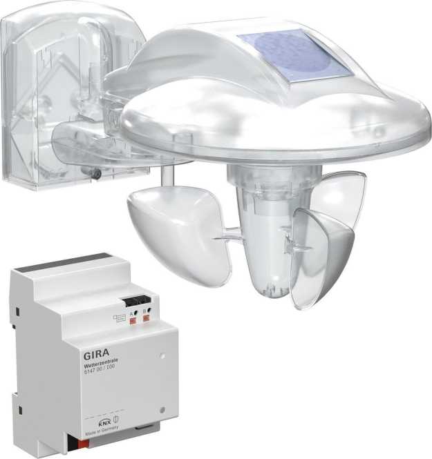 Wettersensor + Wetterzentrale (REG) KNX 