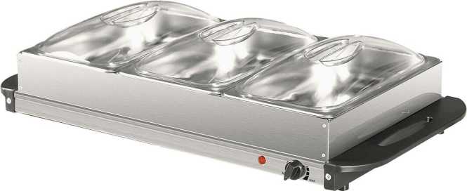 2 in 1 Buffetwärmer und Warmhalteplatte 4.1 