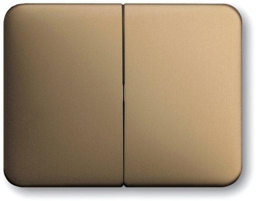 Wippe für Serien Wechsel/Wechsel Doppeltaster Bronze matt 