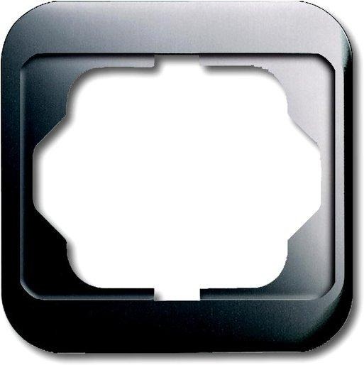 Abdeckrahmen alpha 1-fach Platin matt 