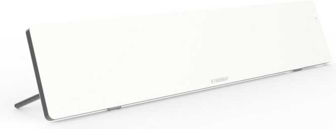 Arbeitsplatzheizung auf Schreibtisch 60x12cm 50W Weiß Timer 230V 