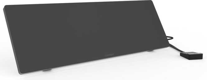 Arbeitsplatzheizung unter Schreibtisch 60x20cm 90W Schwarz Timer 230V 