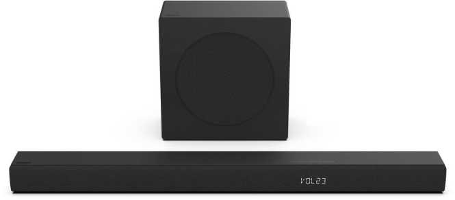 3.1-Kanal Soundbar mit Drahtlos-Subwoofer 