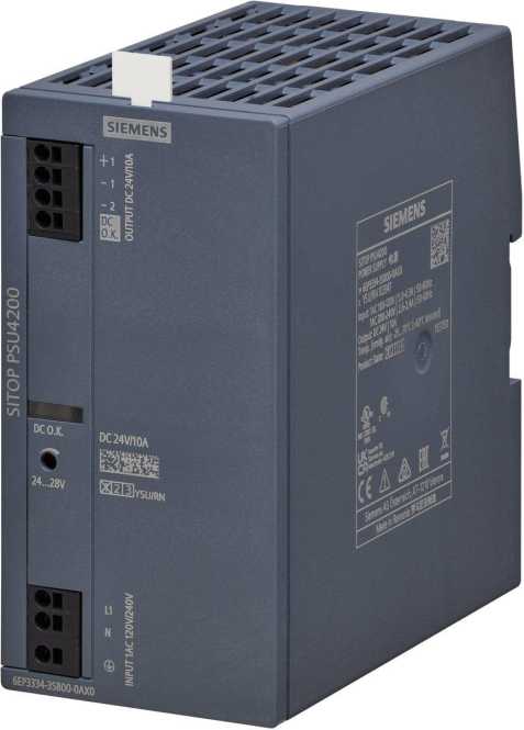 Stromversorgung SITOP PSU4200 3-phasig 24 VDC / 10 A 