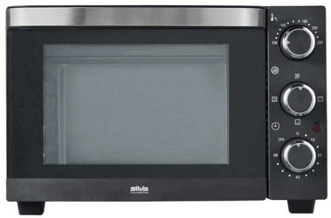 Mini-Backofen 15 Liter 1200 Watt schwarz 