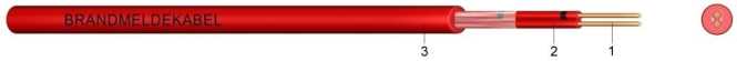 Brandmeldekabel BM-YY 4x0,8 
