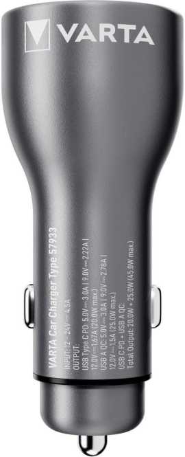 USB-Ladegerät 45 W USB-A USB-C Kfz 