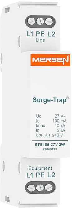 Überspannungsableiter 5kA Un24V 2W 1TE für RS485 