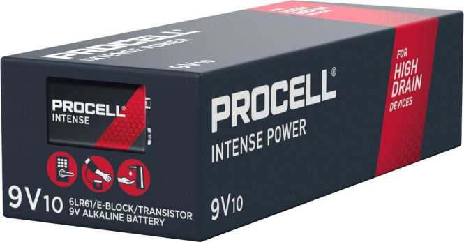 Batterie Procell Alkaline 9V 