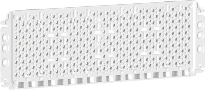 Montageplatte volta segmentiert 95x265 mm mit Schrauben 