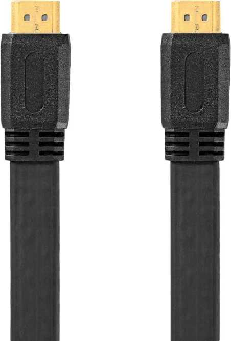 High Speed ​​HDMI Kabel mit Ethernet 4K@30Hz 1,5m Flachkabel 