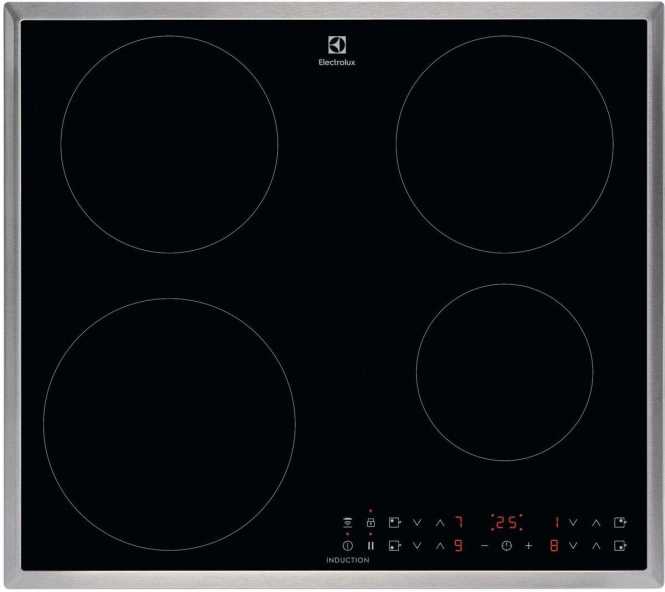 Autarkes Kochfeld Induktion Hob²Hood 60 cm Edelstahlrahmen Aufliegend 