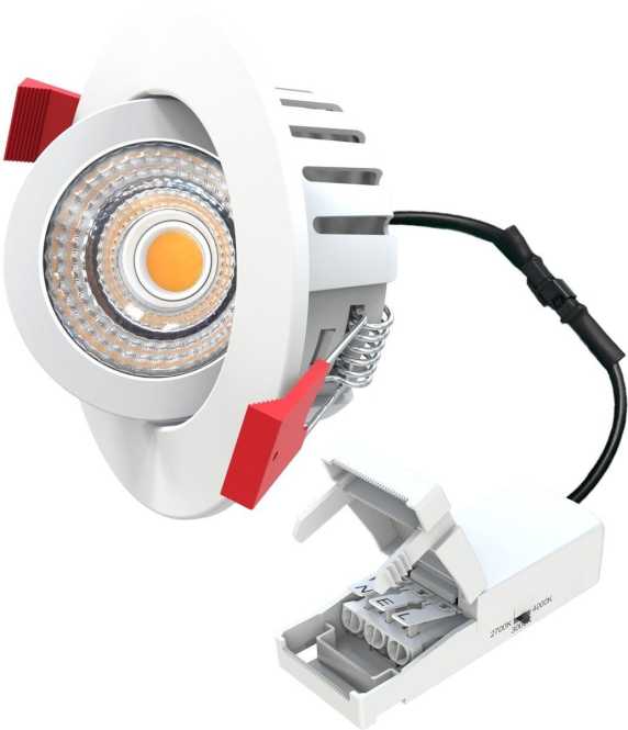 LED-Downlight HEATspin 7W 2700/3000/4000K COLORselect inkl. Netzteil 