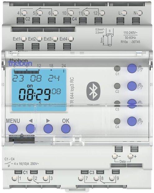 Digitale Zeitschaltuhr Astro TR 644 top3 BLE RC 