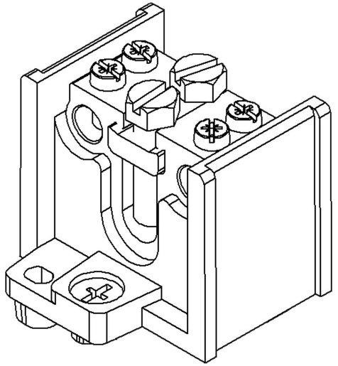 Hauptleitungs-Abzweigklemmen 70 mm² 4540/1 1 x 70 2 x 50 mm² 