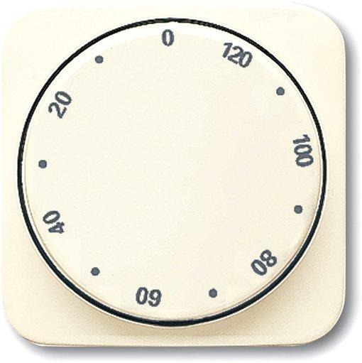 Abdeckung Duro 2000 für Zeitschaltuhr 120 Min. cremeweiß glänzend 