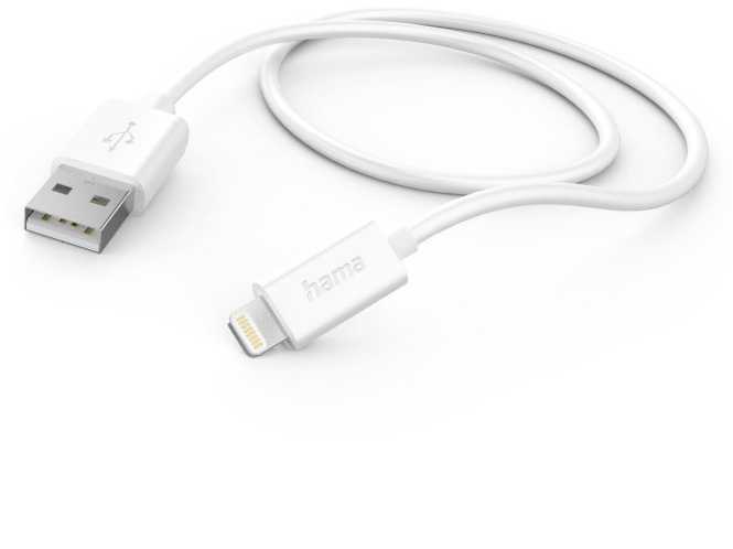 Ladekabel USB-A - Lightning 1 m Weiß 