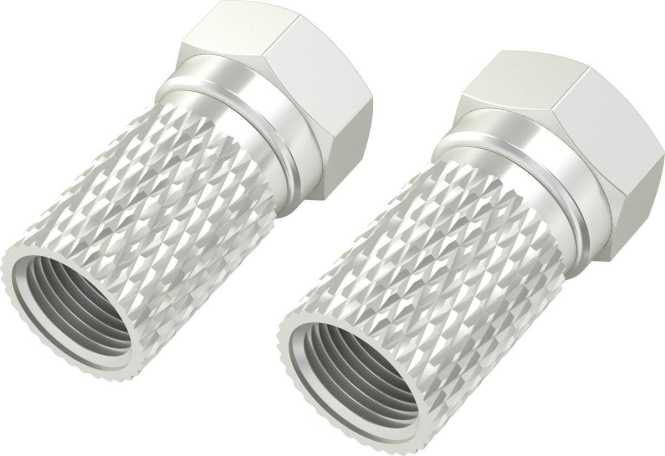F-Stecker 7,0 mm schraubbar 2 Stück 