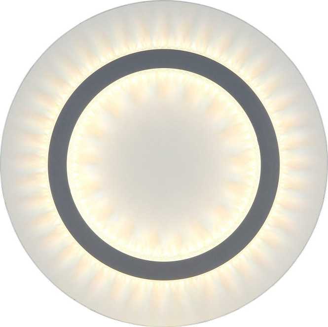 Deckenleuchte 24W LED CCT Dimmbar Jayden weiß Kristall 