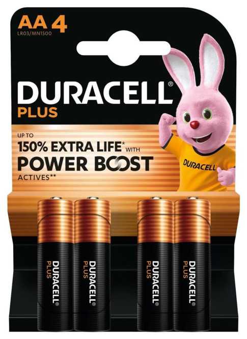 Plus Power Boost MN1500 Mignon AA Batterie 4 Stück 