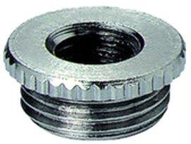 Reduktion M40M25 Messing/Vernickelt 