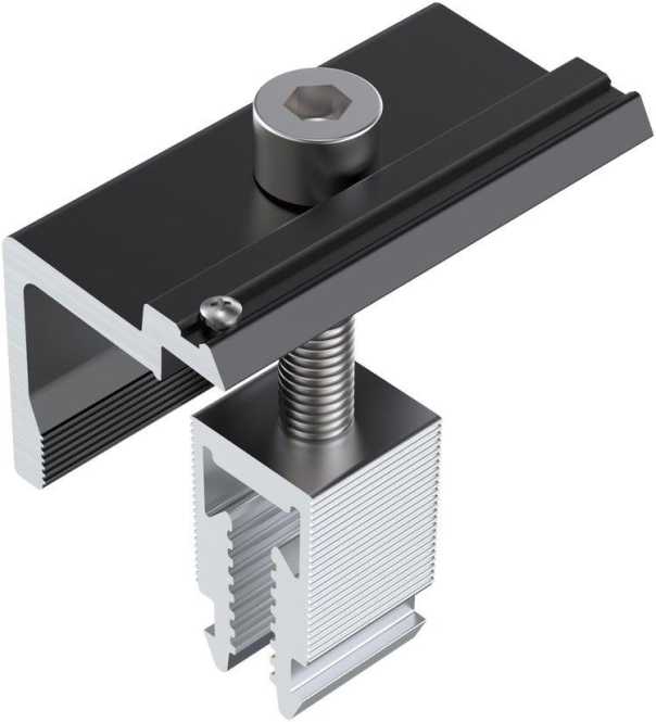 Endklemme Click 30-46 schwarz 