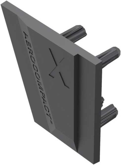 Endkappe rechts für Schiene X40 