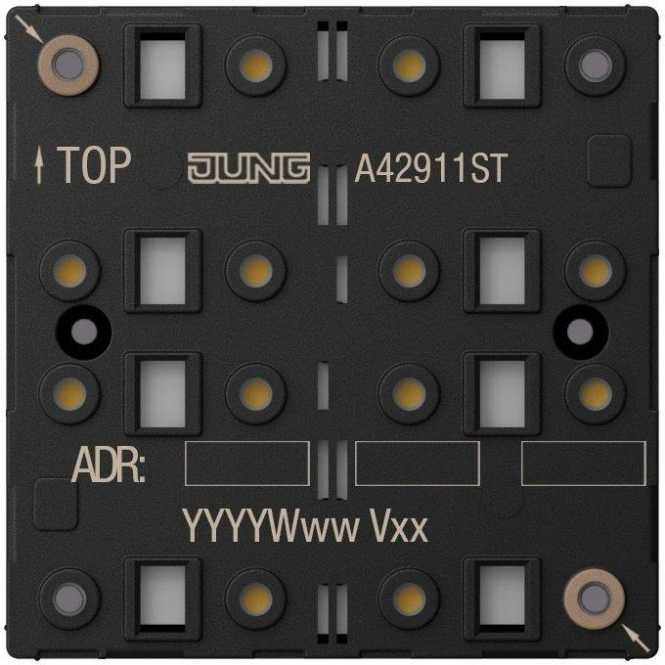 KNX Tastsensor-Modul Universal 1fach F40 Secure Kunststoff Serie AS/A 