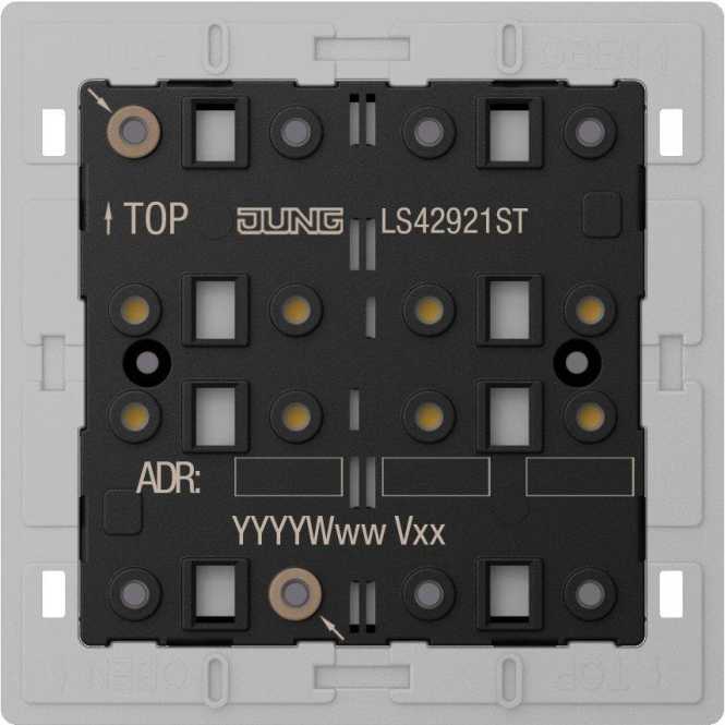 KNX Tastsensor-Modul Universal 2fach F40 Secure Kunststoff Serie LS 