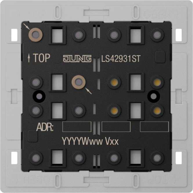 KNX Tastsensor-Modul Universal 3fach F40 Secure Kunststoff Serie LS 