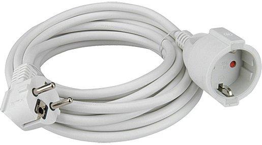 Verlängerungskabel 3G1,5 3 m reinweiß 312/642 