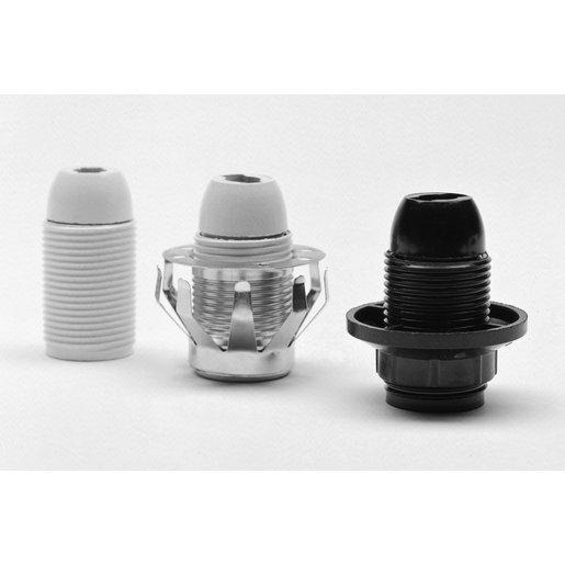 Lampenfassung 150/04 Kunststoff E14 Schraubfassung schwarz 