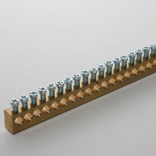 Leistungsklemmschienen 1/25 blank passende Isolierteile IT 2 LKS,4 LKS 