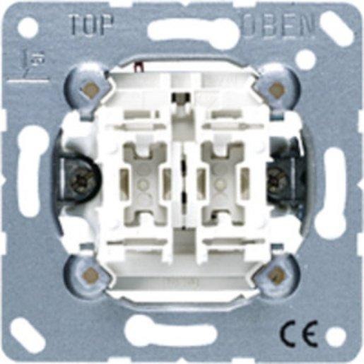 Wippschalter 10 AX 250 V ~ Doppel-Wechsel 