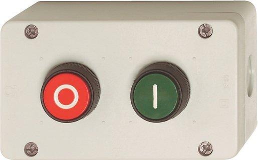 Tasterkombination 2-fach Frontringe schwarz O I 