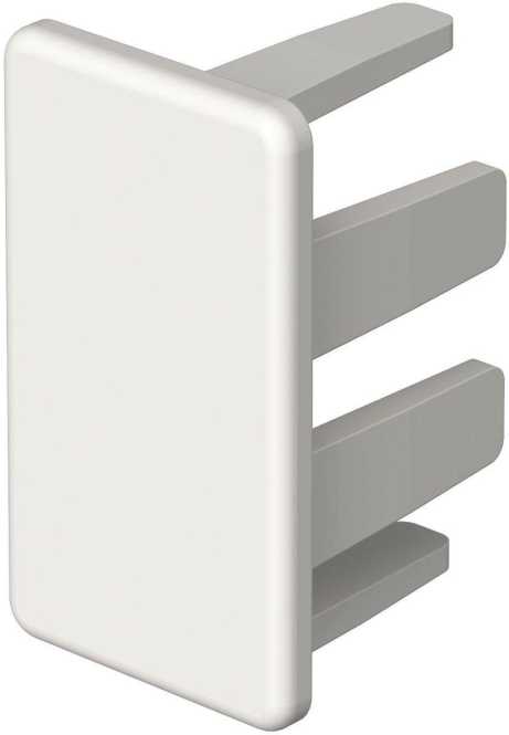 Endstück 15x30mm PVC reinweiß RAL 9010 