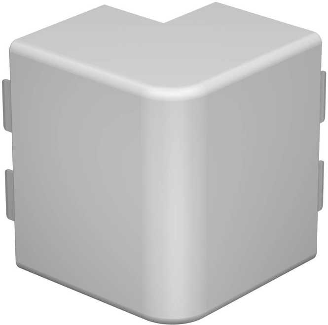 Außeneckhaube 60x110mm PVC reinweiß RAL 9010 