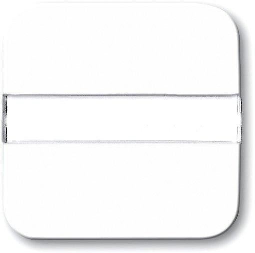 Wippe für Aus Wechsel Kreuz Taster mit Beschriftungsfeld alpinweiß 