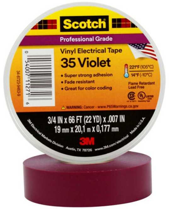 Elektro-Isolierband Scotch 35 19x20 violett 