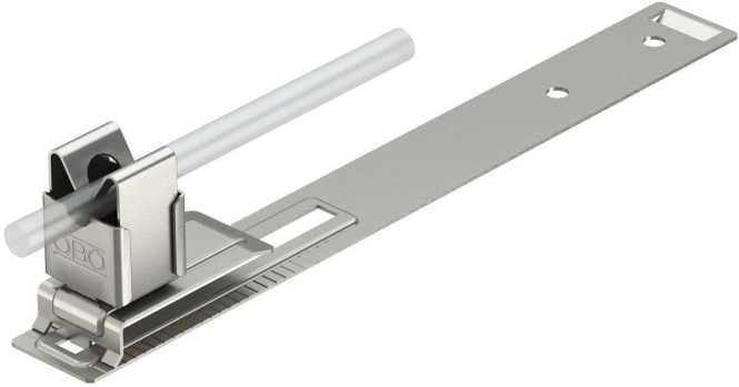 Dachleitungshalter 210mm V2A 