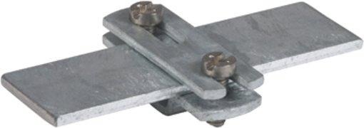 Flachbandhalter mit Überleger – flache Bauform St/tZn 