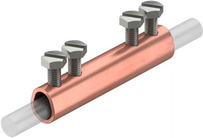 Verbindungsmuffe 8-10mm Cu 