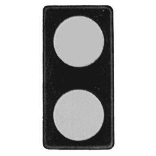 2-fach Rahmen Mobil R - Damasziert schwarz 