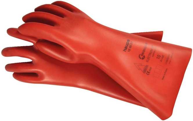 VDE Fingerhandschuhe 1000 V Gr 10 