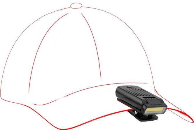 Arbeitsleuchte W1R WORK Akku mit USB-C mit Clip 