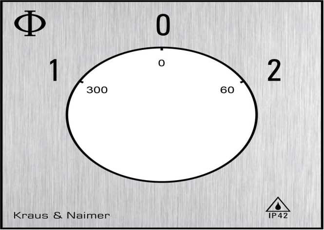 Wendeumschalter 3polig rastend. AP-Gehäuse IP42 
