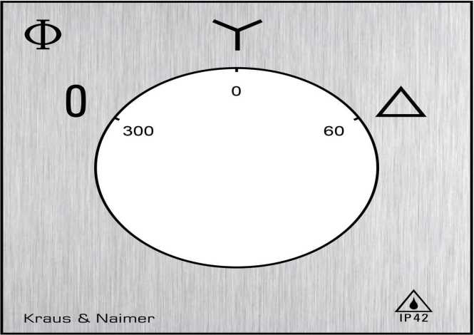 Stern-Dreieckschalter 1 Drehrichtung Gehäuse IP42 